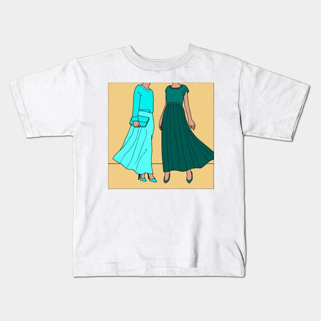 Fashion 211 (Style:4) Kids T-Shirt by luminousstore